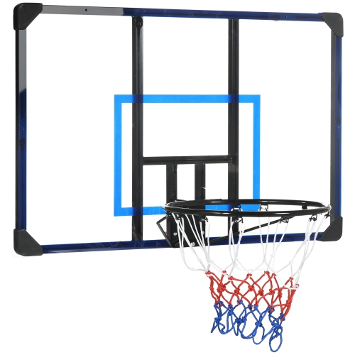 Franklin Sports Wall Mounted Basketball Hoop – Fully Adjustable – Shatter  Resistant – Accessories Included