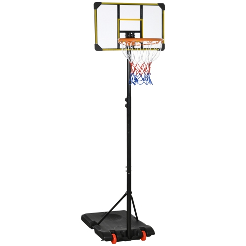 Panier de basketball extérieur Soozier portable ajustable 29,5 po