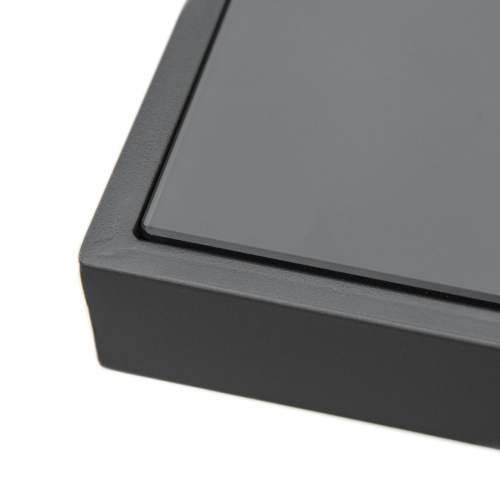 Outsunny Propane Fire Pit Table 43" Outdoor Fire Table, 50,000 BTU Pulse-Ignition Wicker Firepit Furniture with Glass Wind Guard, Blue Glass Rock,