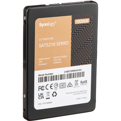 SYNOLOGY – disque dur interne SATA de 1.92 To, 2.5 po