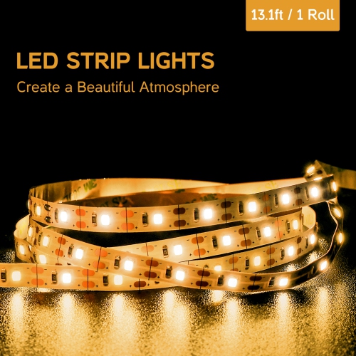 WAMPAT Grey LED Farmhouse TV Stand with USB Yellow Lights Strip for 55/65 Inch Flat Screen, Wood Media Console Table with Sliding Barn Doors for