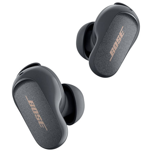 Écouteurs boutons 100 % sans fil à suppression du bruit QuietComfort Earbuds II de Bose - Gris éclipse