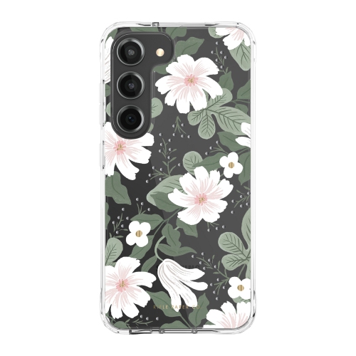 Rifle Paper Garden Party Galaxy S23 5G Plastic Fitted Hard Shell Case – Translucent