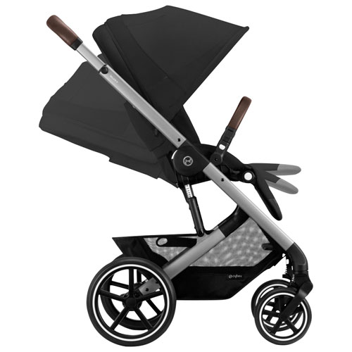 Cybex Balios S Lux 2 All-Terrain Stroller - Moon Black/Silver
