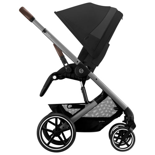 Cybex Balios S Lux 2 All-Terrain Stroller - Moon Black/Silver