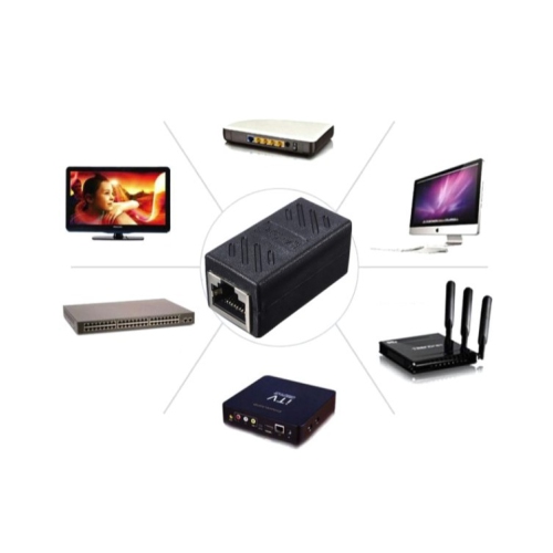 Network Double Connector Network Pass-through Connector