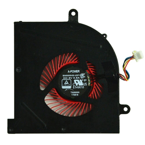 MSI Stealth Pro Series CPU Fan BS5005HS-U2F1 - Red Blades for GS63VR and GS73VR Laptops