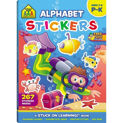 SCHOOL ZONE - ALPHABET STICKERS
