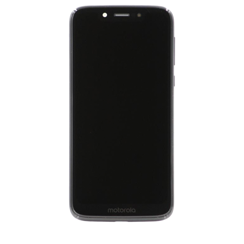 Replacement LCD Assembly With Frame Compatible For Motorola Moto G7 Play / T-Mobile Revvlry (Genuine OEM) (Starry Black)