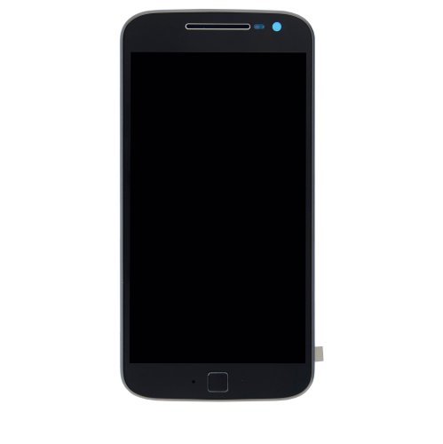 LCD Assembly With Frame Compatible For Motorola Moto G4 Plus (XT1640 / XT1641 / XT1642 / XT1644 / 2016) (Black) by ESOURCE PARTS - Refurbished condition - CA$71.36