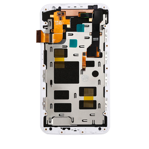 LCD Assembly With Frame Compatible For Motorola Moto X2 (XT1096 / 2014) (White) by ESOURCE PARTS - Refurbished condition - Image 5