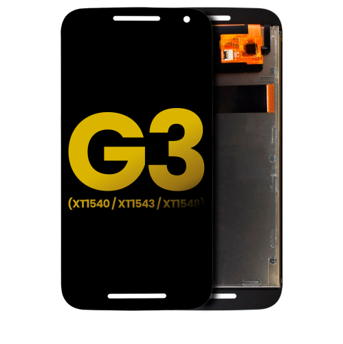 Refurbished - LCD Assembly Without Frame Compatible For Motorola Moto G3 (XT1540 / XT1543 / XT1548 / 2015) (Black)