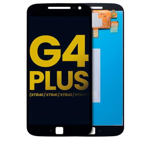 Replacement LCD Assembly Without Frame Compatible For Motorola Moto G4 Plus (XT1640 / XT1641 / XT1642 / XT1644 / 2016)(Black) by ESOURCE PARTS - Refurbished condition - CA$61.18