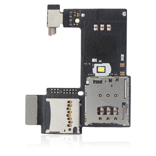 Replacement Sim Card Reader Flex With Board Compatible For Motorola Moto G2 (Single Sim)