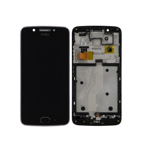 Replacement LCD Assembly With Frame Compatible For Motorola Moto G5 (Genuine OEM) (Black)