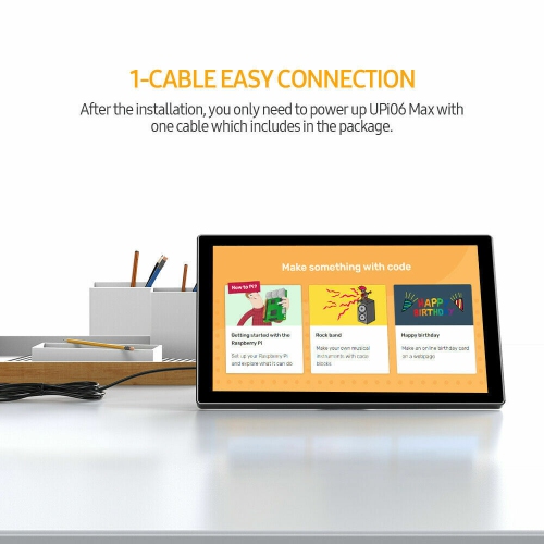 10.1" Inch Raspberry Pi TouchScreen RPi 2 3 4 B Case Housing Portable Monitor US