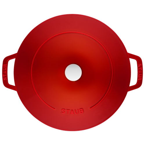 STAUB Stackable Set Stackable Set 3 Piece Cast Iron, Cherry
