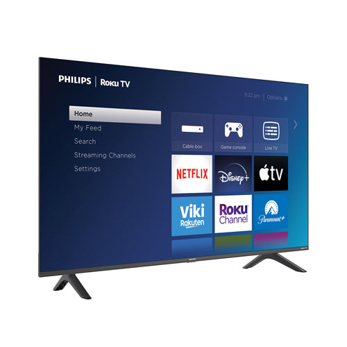 Philips 55" 4K UHD HDR LED Direct Lit Roku Smart TV (55PUL6673/F6) - 2023