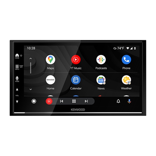 Kenwood - Récepteur Multimédia Numérique avec Écran de 6.8" et Bluetooth 5.0, pour Voiture, Noir