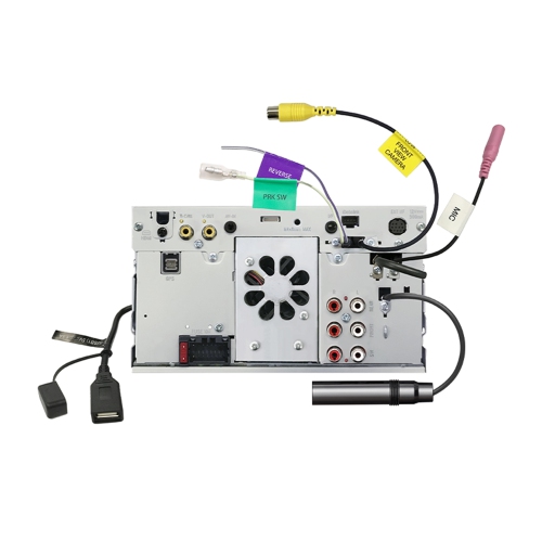 Kenwood - Récepteur Multimédia Numérique avec Écran de 6.8" et Bluetooth 5.0, pour Voiture, Noir