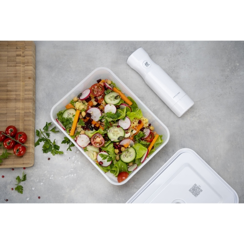 ZWILLING Fresh & Save Vacuum Fridge Box, Plastic, Semitransparent-Grey
