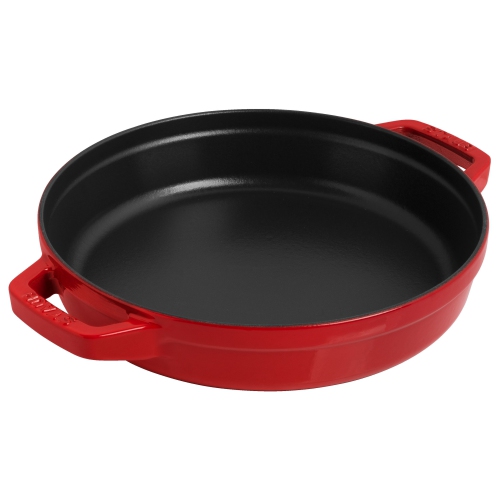 STAUB Stackable Set Stackable Set Medium 4 Piece Cast Iron, Cherry