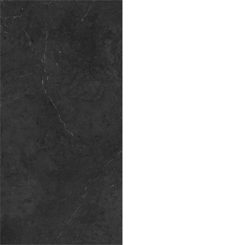 South Shore Myro 48"W Engineered Wood Kitchen Island with Storage in Black/White