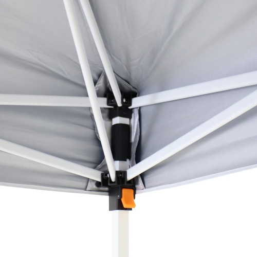 Sunnydaze Standard Pop-Up Canopy with Carry Bag - 12 ft x 12 ft - Gray