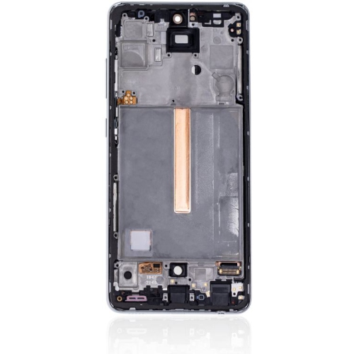 Replacement OLED Assembly With Frame Compatible For Samsung Galaxy A52 4G (A525 / 2021) / 5G (A526 / 2021) A52S 5G (A528 / 2021) (Awesome White) by ESOURCE PARTS - Refurbished condition - Image 4