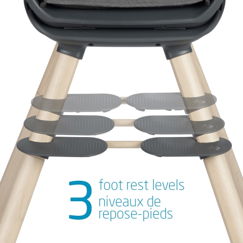 Chaise haute 8-en-1 MOA de Maxi Cosi - Beyond Graphite