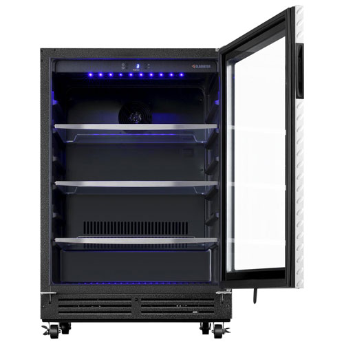 Gladiator 25" 5.4 Cu. Ft. Under the Counter Refrigerator - Silver Tread