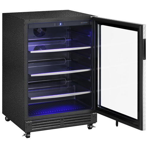 Gladiator 25" 5.4 Cu. Ft. Under the Counter Refrigerator - Silver Tread