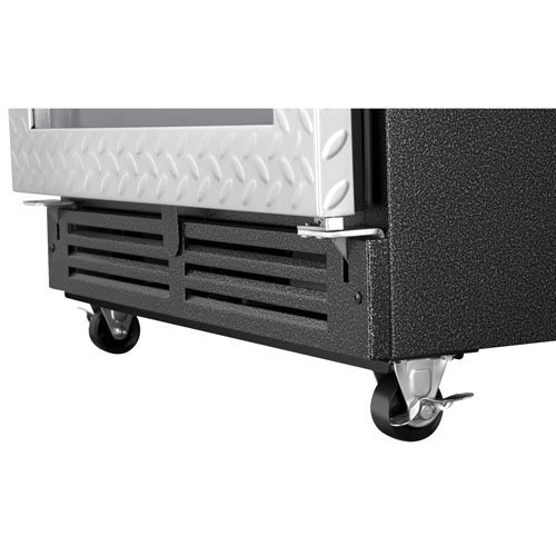 Gladiator 25" 5.4 Cu. Ft. Under the Counter Refrigerator - Silver Tread