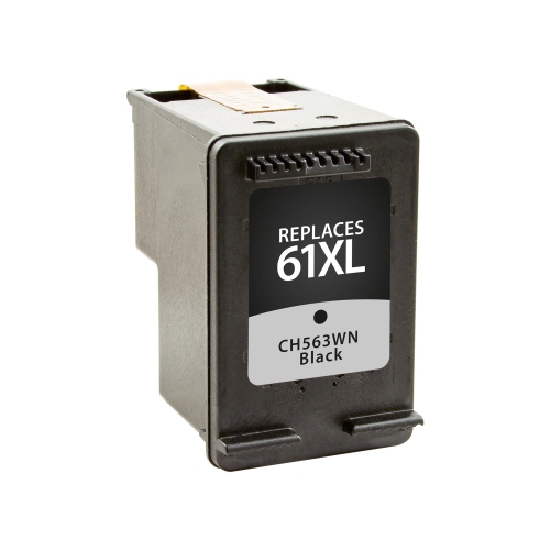 Clover Imaging Group Remanufactured Black Ink Cartridge for HP 61XL --Refurbished Excellent