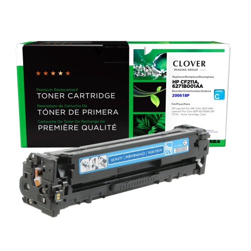 Clover Imaging Group Remanufactured Cyan Toner Cartridge for HP 131A --Refurbished Excellent