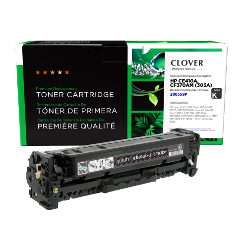(Refurbished Excellent) - Clover Imaging Group Remanufactured Black Toner Cartridge for HP 305A -