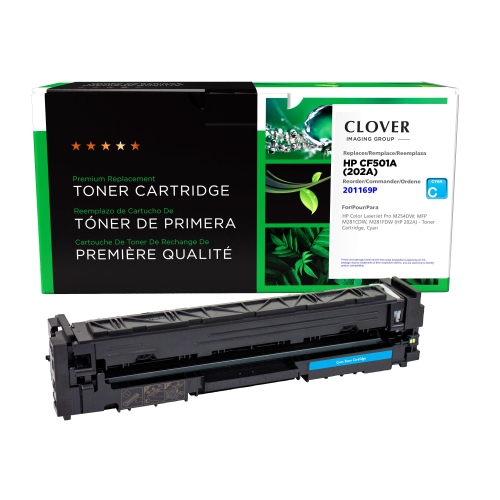 CLOVER IMAGING  Group Remanufactured Toner Cartridge for HP 202A - (201169P) In Cyan