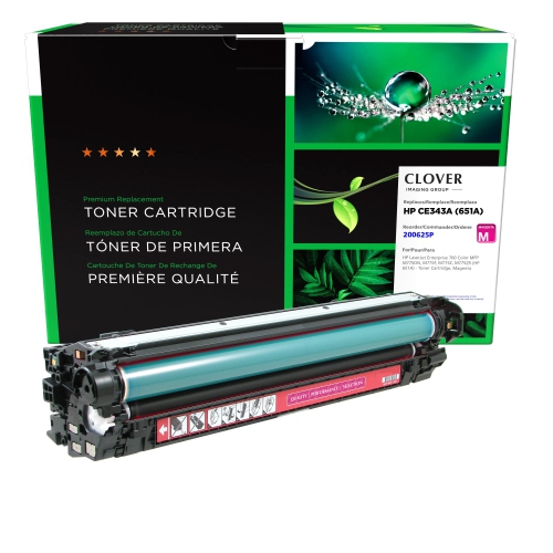 (Refurbished Excellent) - Clover Imaging Group Magenta Toner Cartridge for HP 651A -