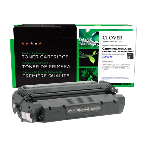 Refurbished - Clover Imaging Group Black Toner Cartridge for Canon S35/FX8 - (200039P)