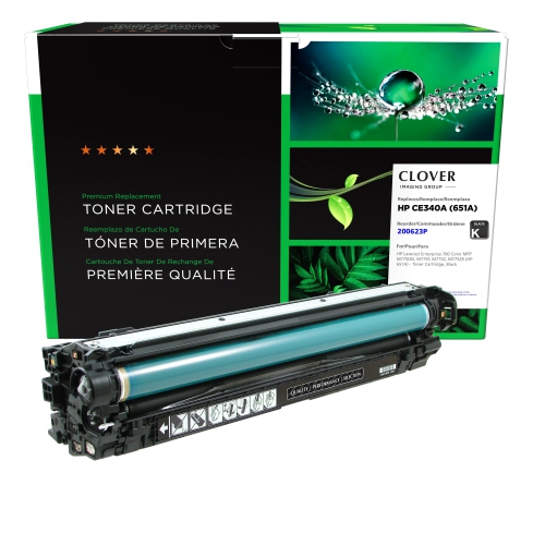 CLOVER IMAGING  Group Remanufactured Toner Cartridge for HP 651A - (200623P)-Refurbished Excellent In Black
