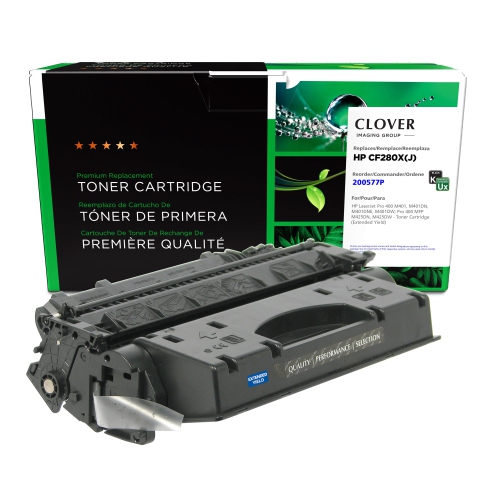 Clover Imaging Group – Cartouche de toner noir remanufacturé pour HP CF280X -, excellent remis à neuf