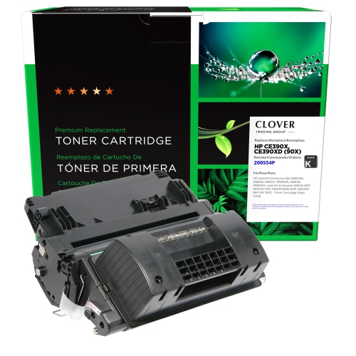 Clover Imaging Group Remanufactured Black Toner Cartridge for HP 90X --Refurbished Excellent