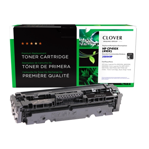 Clover Imaging Group Remanufactured Black Toner Cartridge for HP 410X --Refurbished Excellent