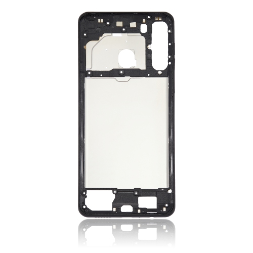 Replacement Mid-Frame Housing Compatible For Samsung Galaxy A21 (Black)