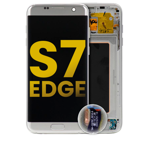 Replacement OLED Assembly With Frame Compatible For Samsung Galaxy S7 Edge (International / G935F) (Silver) by ESOURCE PARTS - Refurbished condition - Image 6