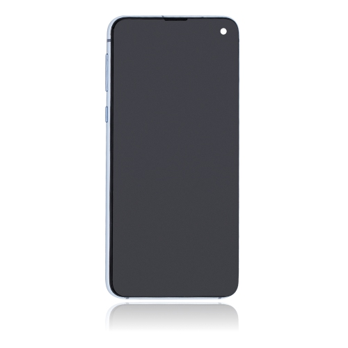 Replacement OLED Assembly With Frame Compatible For Samsung Galaxy S10E (Prism Blue) by ESOURCE PARTS - Refurbished condition - Image 4