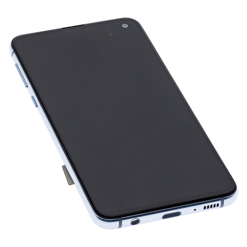 Replacement OLED Assembly With Frame Compatible For Samsung Galaxy S10E (Prism Blue) by ESOURCE PARTS - Refurbished condition - Image 5