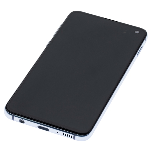 Replacement OLED Assembly With Frame Compatible For Samsung Galaxy S10E (Prism Blue) by ESOURCE PARTS - Refurbished condition - Image 6