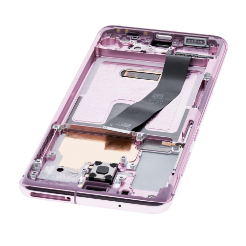 Replacement OLED Assembly With Frame Compatible For Samsung Galaxy S20 5G (Verizon 5G UW Frame Only) (Cloud Pink) by ESOURCE PARTS - Refurbished condition - Image 4