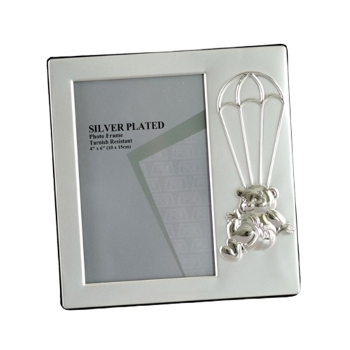 Bear Parachute Silver Photo Frame 4x6''